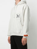 HERON PRESTON PERIODIC POCKET HOODY, GREY