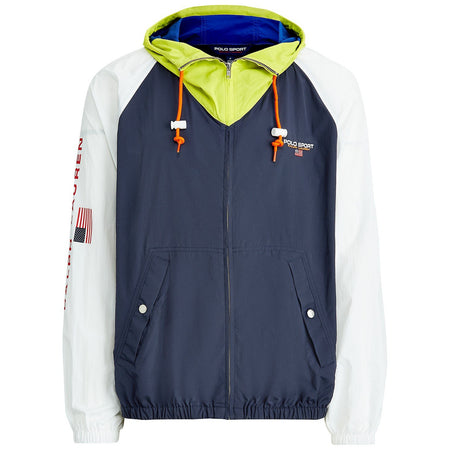 POLO RALPH LAUREN OG V-Bucket Windbreaker, Rugby Royal/ Multi