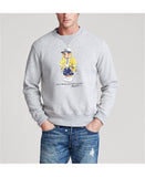 POLO RALPH LAUREN Denim Bear Fleece Sweatshirt, Grey