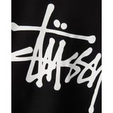 STUSSY Basic Crewneck Sweatshirt, Black