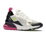 NIKE AIR MAX 270 (GS) WHITE/VOLT-BLACK-LASER FUCHSIA