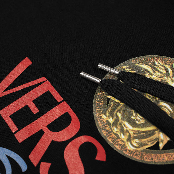 VERSACE HOME SIGNATURE HOODIE, Black