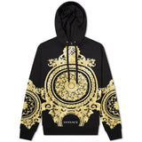 VERSACE LE POP CLASSIQUE PRINT HOODIE, Black