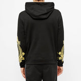 VERSACE LE POP CLASSIQUE PRINT HOODIE, Black