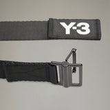 Y-3 CLASSIC LOGO BELT, BLACK