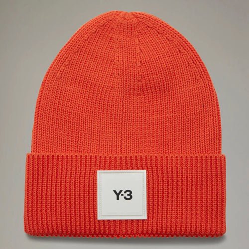 Y-3 CLASSIC BEANIE, ORANGE