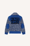 KENZO FISHERMAN KNIT CARDIGAN, MIDNIGHT BLUE