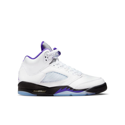 Air Jordan 5 Retro, WHITE/DARK CONCORD-BLACK