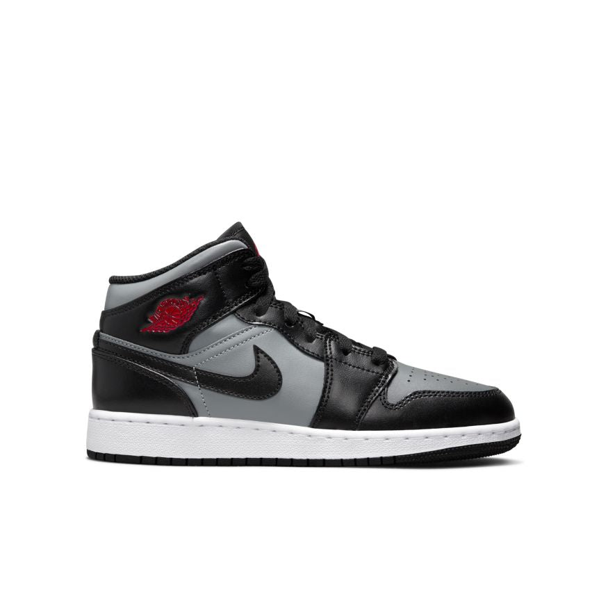 Air Jordan 1 Mid Black Gym Red