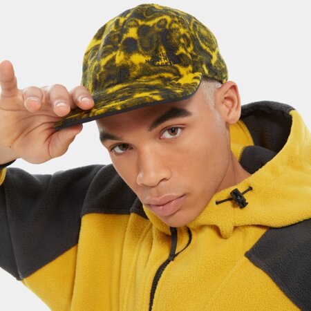 THE NORTH FACE ’94 Rage Reverse Fleece Cap, Leopard Yellow/ Black