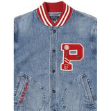 POLO RALPH LAUREN Denim Varsity Jacket, Blue