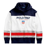 POLO RALPH LAUREN Color-Blocked Fleece Hoodie, Multi