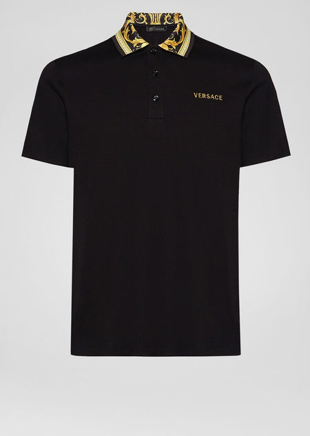 VERSACE MEDUSA LOGO T-SHIRT, Black