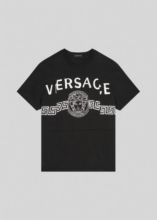 VERSACE MEDUSA LOGO T-SHIRT, Black