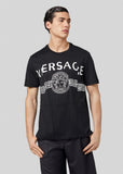 VERSACE MEDUSA LOGO T-SHIRT, Black