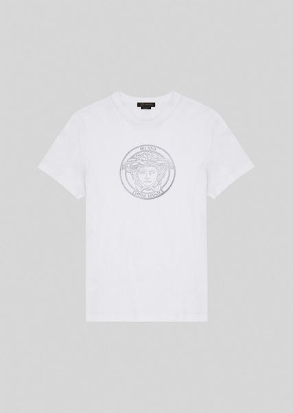 VERSACE MEDUSA T-SHIRT, White