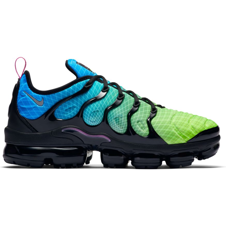 NIKE AIR VAPORMAX PLUS AURORA GREEN REFLECT SILVER BLACK OZNICO