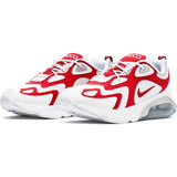 NIKE AIR MAX 200 WHITE/UNIVERSITY RED-METALLIC SILVER