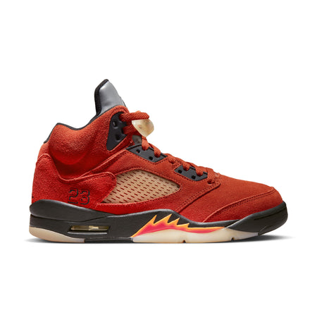 Air Jordan 5 Retro SE Craft (GS), LT OREWOOD BRN/SAFETY ORANGE-FLAT PEWTER