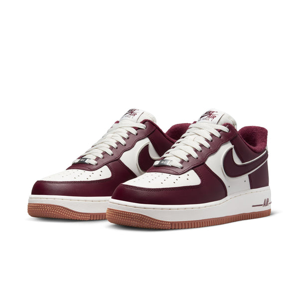 Nike Air Force 1 07 LV8, SAIL/NIGHT MAROON-GUM MED BROWN