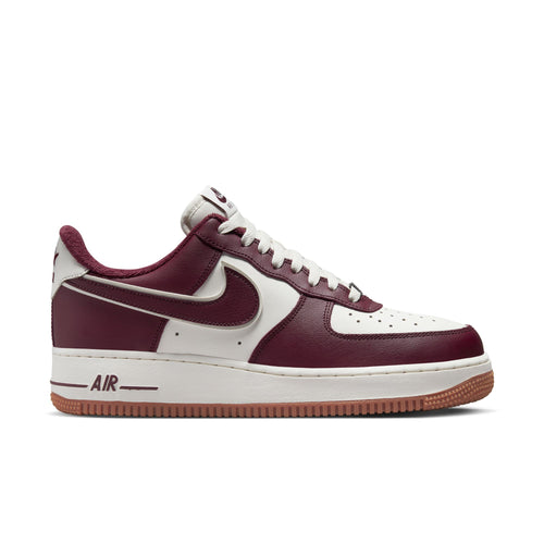 Nike Air Force 1 07 LV8, SAIL/NIGHT MAROON-GUM MED BROWN