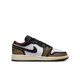 Air Jordan 1 Low SE (GS), BLACK/WHITE ONYX-WHITE-SAIL