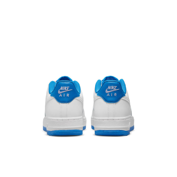 AIR FORCE 1 (GS), WHITE/WHITE-LT PHOTO BLUE