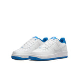 AIR FORCE 1 (GS), WHITE/WHITE-LT PHOTO BLUE