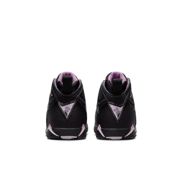 Jordan 7 Retro (TD), BLACK/BARELY GRAPE-RUSH FUCHSIA