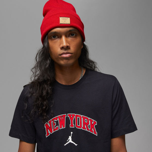 Jordan NEW YORK T-Shirt, BLACK/UNIVERSITY RED/WHITE