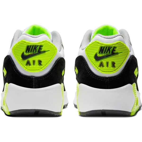 NIKE AIR MAX 90 LTR (GS) WHITE/PARTICLE GREY-LT SMOKE GREY VOLT