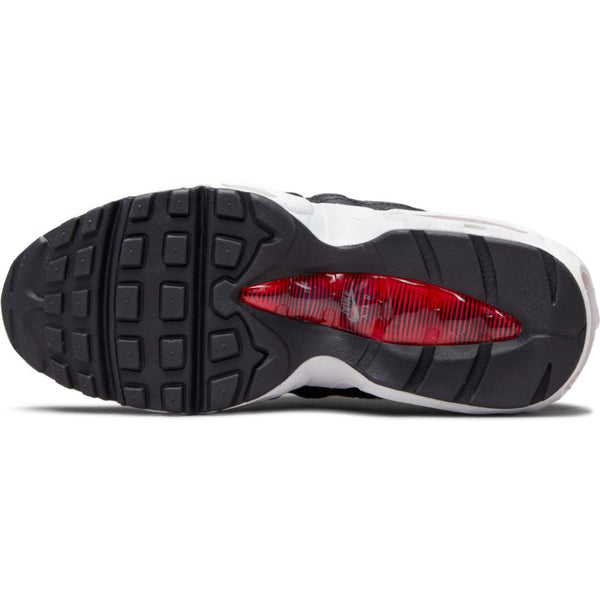 Nike Air Max 95 Recraft (GS), WHITE/UNIVERSITY RED-IRON GREY-BLACK