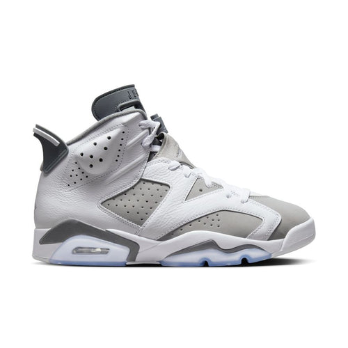 Air Jordan 6 Retro, WHITE/MEDIUM GREY-COOL GREY