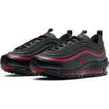 W AIR MAX 97 BLACK/UNIVERSITY RED-METALLIC SILVER