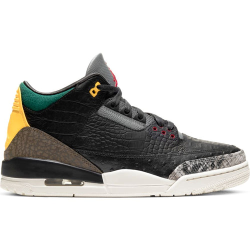 AIR JORDAN 3 RETRO SE BLACK/WHITE-GORGE GREEN