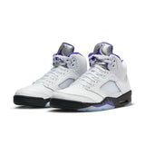 Air Jordan 5 Retro, WHITE/DARK CONCORD-BLACK