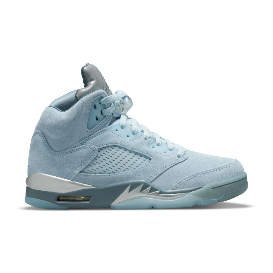 WMNS AIR JORDAN 5 RETRO ICE BLUE GRAPHITE METALLIC SILVER OZNICO