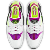 WMNS Nike Air Huarache-WHITE/NEON YELLOW-MAGENTA-BLACK