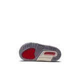 Jordan 3 Retro (TD), SUMMIT WHITE/FIRE RED-BLACK-CEMENT GREY