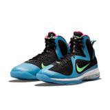 Nike LeBron IX , BLACK/LIME GLOW-DUTCH BLUE-FUSION RED