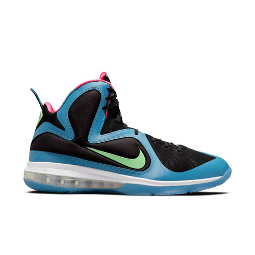 Nike LeBron IX , BLACK/LIME GLOW-DUTCH BLUE-FUSION RED