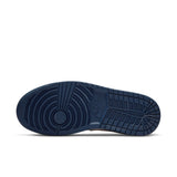 WMNS Air Jordan 1 Mid SE , GYM RED/MIDNIGHT NAVY-SAIL-LT IRON ORE