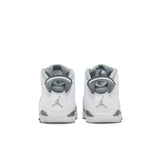 Jordan 6 Retro (TD), WHITE/MEDIUM GREY-COOL GREY