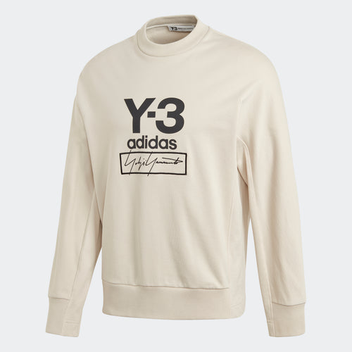 Y-3 Stacked Logo Sweatshirt, Cream