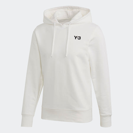 Y-3 Logo Printed Hoodie, Grey