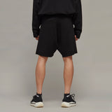 Y-3 KNIT SHORTS, BLACK