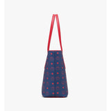 MCM Anya Shopper in Visetos, Deep Blue Sea