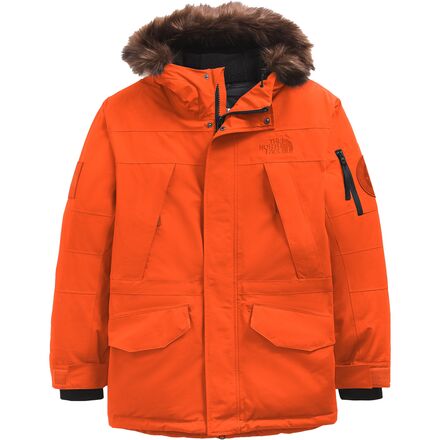 Orange parkas deals