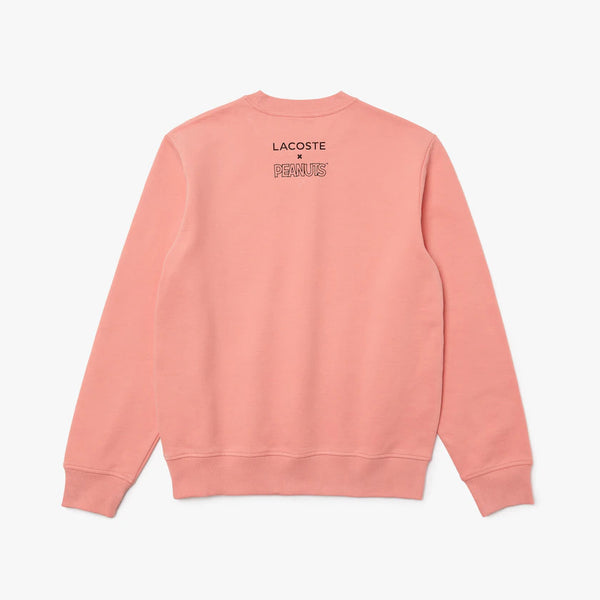 Peanuts Crew Neck Organic Cotton Sweatshirt , Pink