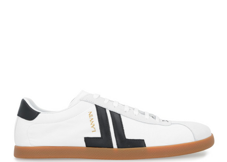 VERSACE EMBROIDERED GRECA SNEAKERS, White+Black